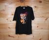 Vintage Tiger Big Cat Nature Wildlife Black T-Shirt Adult Size XL
