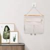 Hanging Storage Bag Multi Pockets Large Capacity Wall Mount Organization Bedside Keys Headband Organizer Bag Household Supplies