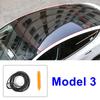 For Tesla Model 3 Sunroof Seal Strip Anti Wind Noise Reduction Kits Rubber Flexible Sounds Reduce Accessories