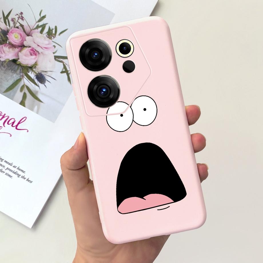 Phone Cover For Tecno Camon 20 Pro 4G 5G Case Soft Silicone Love Heart Jelly Capa For Tecno Camon 20 Premier 20Pro Camon20 Funda