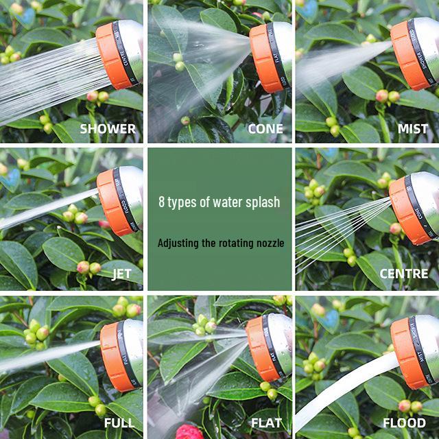 Magisk infällbar trädgårdsslang & Vattenpistol med sprinkler