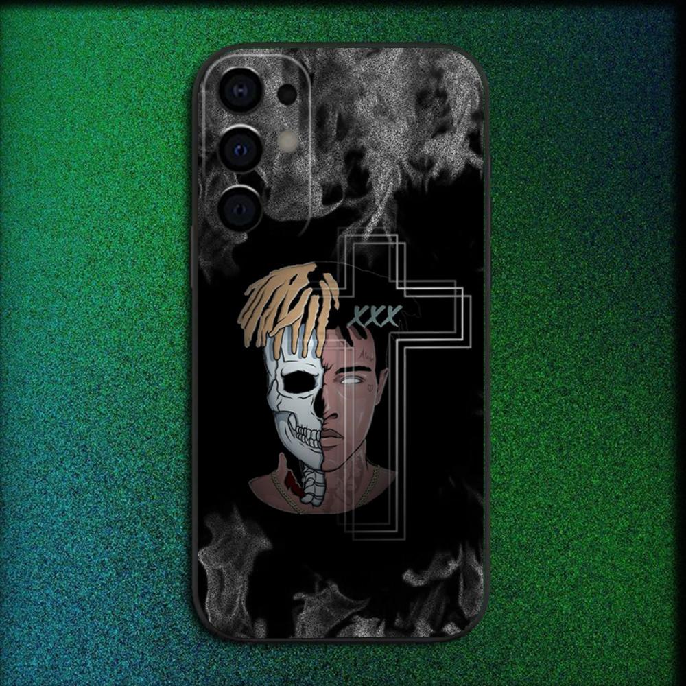 Rapper X-XXXTentacionS Phone Case For Samsung S25,S24,S21,S22,S23,S30,Ultra,S20,Plus,Fe,Lite,Note,10,9,5G Black Cover