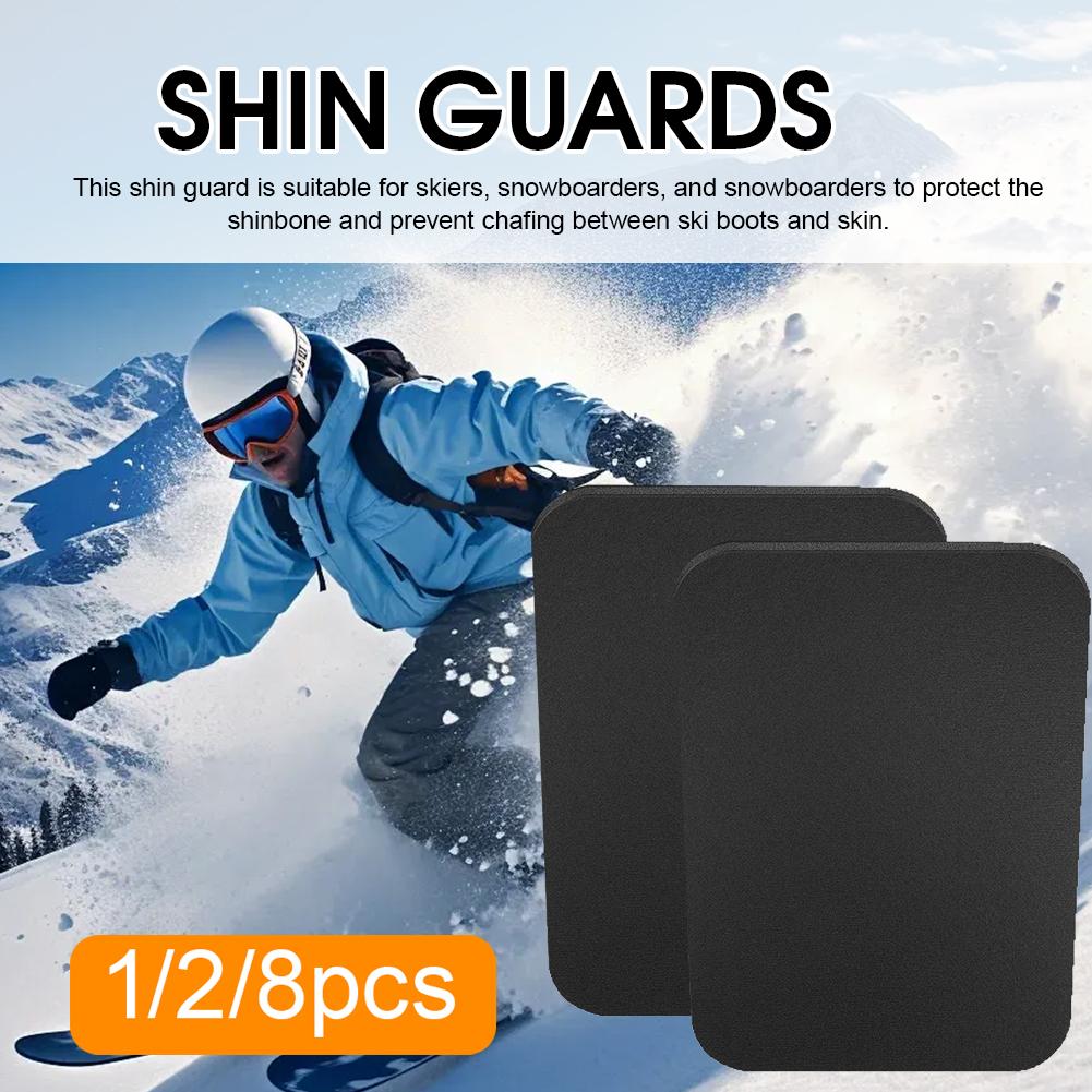 Ski Shin Pads - Cushioned Inserts for Ski Boots Protective Shin Guards for Skiing Snowboarding Comfortable Shock Absorption 1