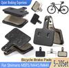 5-20 set mountainbike skivbromsbelägg för SHIMANO M375/M445/M446 Harts Halvmetalliska Cykelbromsbelägg Tillbehör