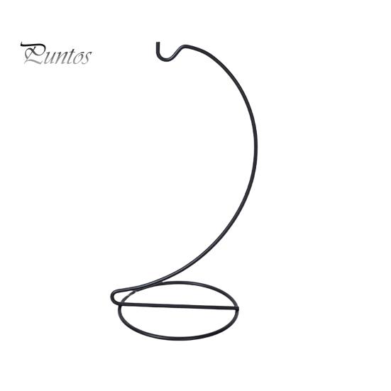 Moderner Minimalistischer Ständer Ornamenthalter für Glaskugeln Spiraldesign mit Stabiler Eisenbasis Gestell Luftpflanzen Terrarium Hexenkugel Hochzeit Zuhause