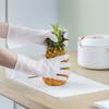 1 Pair Household Cleaning Gloves Waterproof Anti-Slip Protective Gloves with Extended Cuffs Dishes Cleaning Kitchen Gloves