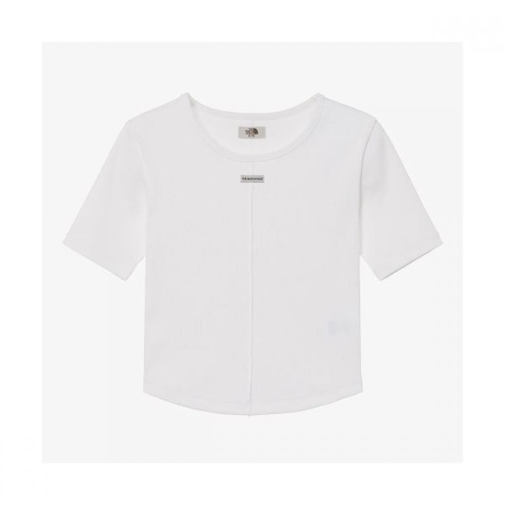

North Face Store Подлинная футболка North Face The North Face Nt7ur31l White Label для женщин S Soft Wave с коротким рукавом и круглым вырезом OFF WHITE/85