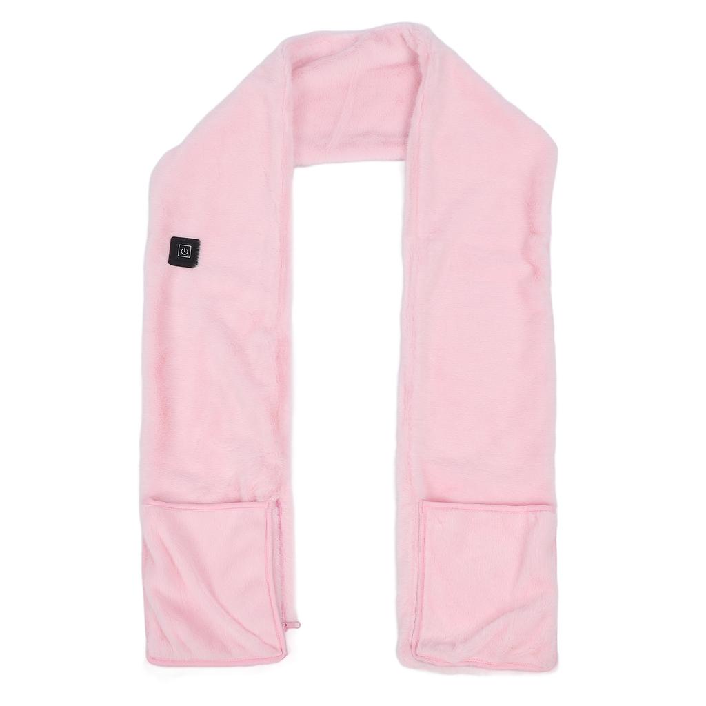 Heated Scarf USB Anti Cold   Lasting Quick Heating Soft Electric Heating Scarf Neck Warmer for Winter
