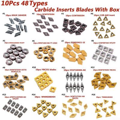 Exquisite Workmanship High Quality Carbide Inserts CNC Carbide Tips 10pcs