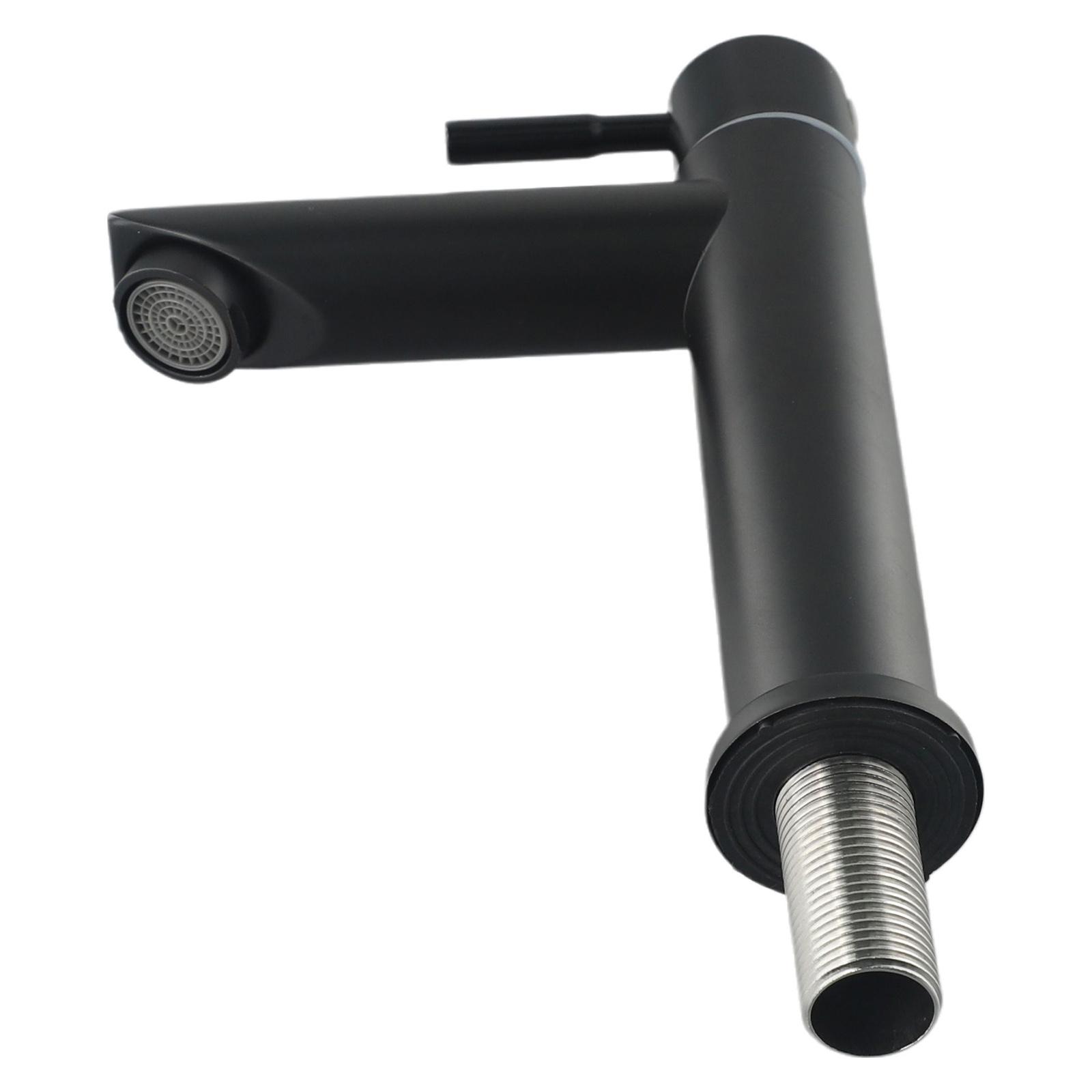 Bathroom Basin Faucets Cold/Hot Mixer Basin Sink Tap Black Golden Water Kitchen Faucet Bathroom Vessel Sink Tap One Hole China Mainland