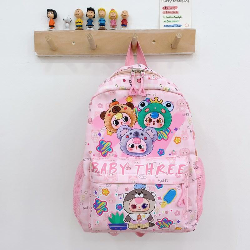 New Cartoon Children's Schoolbag Cute Large Capacity Ultra-light Small Backpack Printed Kindergarten Backpack Bag