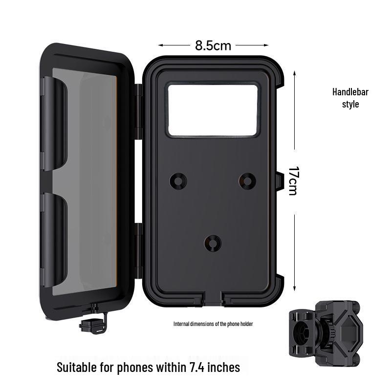 Waterproof Shockproof Phone Holder with Touch Screen for Bike, Electric Vehicle & Motorcycle