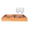 Set of 3 House Nordic Faro Teak Trays