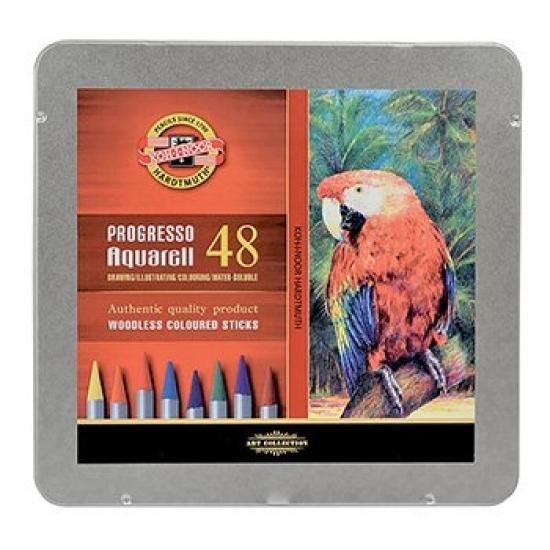 Buy Kohinoor Progresso Woodless Watercolor Colored Pencil (Box of 48) at affordable prices