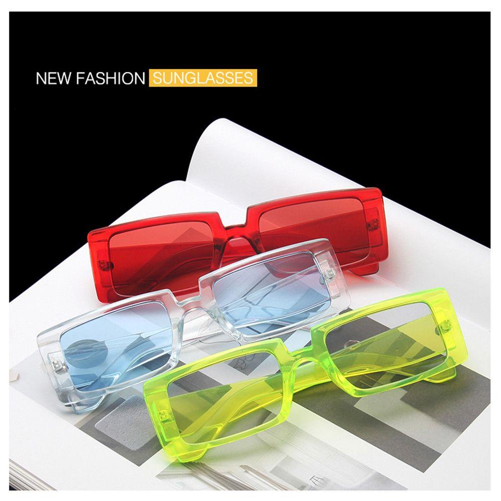 Candy Color Eyewear UV400 Small Rectangle Sunglasses Vintage Sunglasses Women Sunglass Rectangle Sun Glasses
