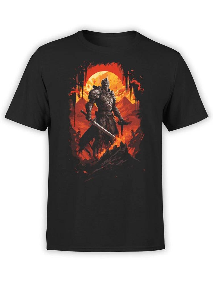 Knights Tshirt Collection Epic Inferno Knight Tshirt Unisex S