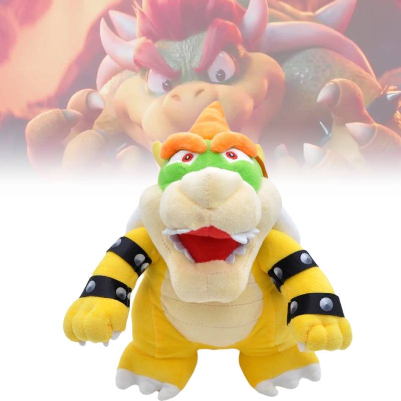 Mario Bros Super Bowser Standing Plush Toy Doll Stuffed Animals Pp Fill Cotton