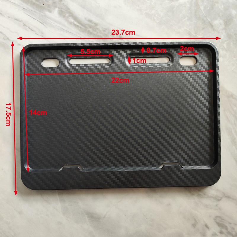 License Plate Frames License Plate Holders Universal Motorcycle Rustproof For Front Rear