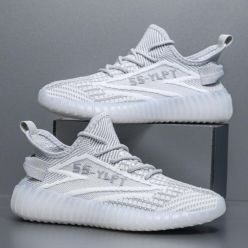 Breathable fly-woven men's shoes lightweight men's autumn mesh breathable trendy shoes mesh shoes