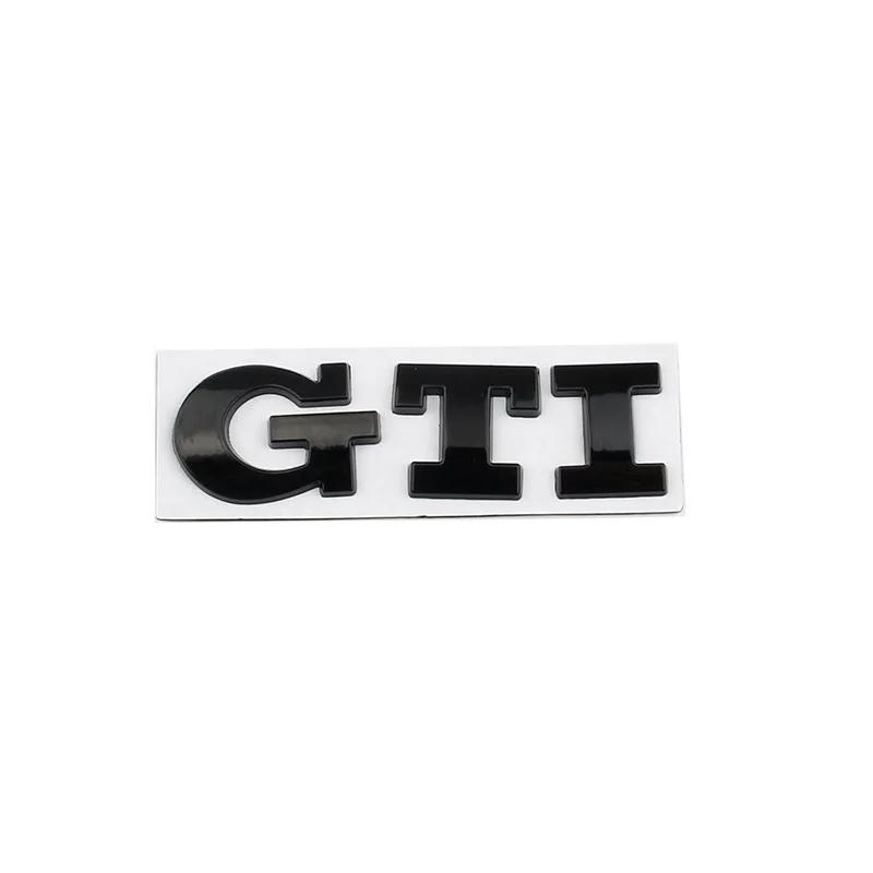 AUYGS1 Decals Metal Car GTI Logo Rear Trunk Emblem Stickers for Volkswagen Golf 4 5 6 7 8 Passat Jetta Polo Touareg GTD GLI Touran