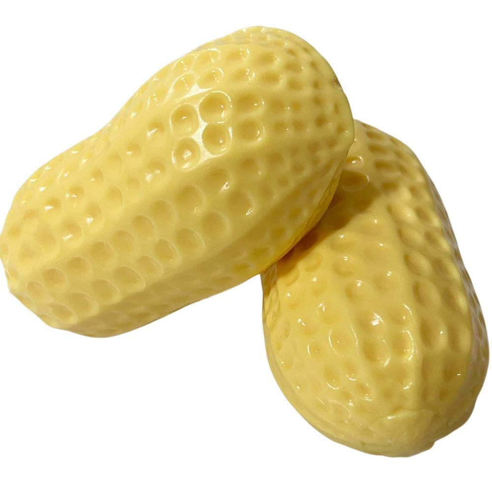 Balle Anti-Stress Cacahuète, Balle à Presser Croquante, Texture Lisse et Beurreuse, Soulagement Sensoriel du Stress Pour Enfants et Adultes