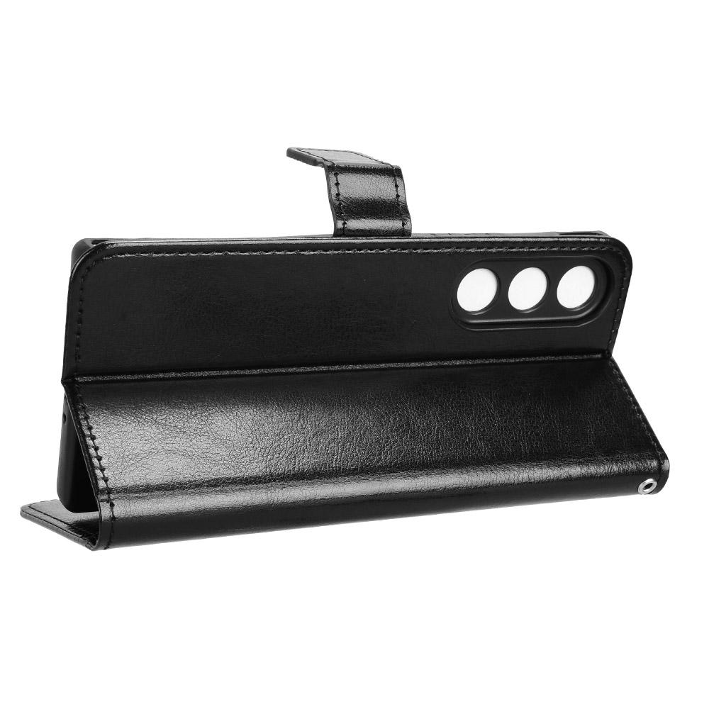 For ZTE nubia RedMagic 10 Air 5G PU Leather Case with Strap Crazy Horse Texture Phone Wallet Cover