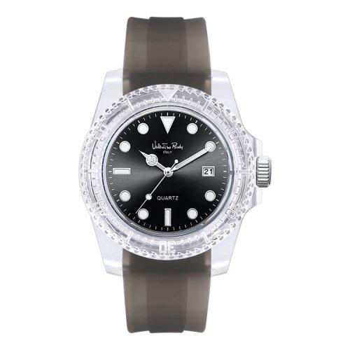 [Valentino Rudy] Valentino Rudy Unisex Jelly Wristwatch VR6584A-BKBK FREE