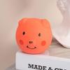 Latex Pet  Sounding  Ball  Toy Colorful Cute Cartoon Pig-head Shape Bite-resistant Molar Tooth Cleaning Toys For Medium Large Dogs