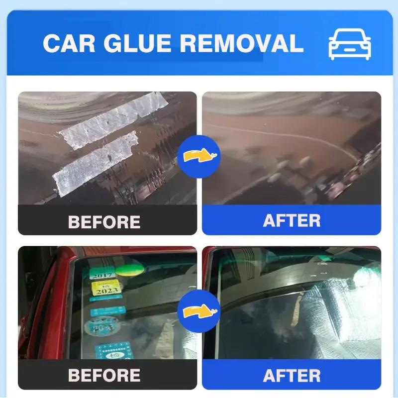 Rimuovi Adesivi per Vetri e Vernice Auto, Rimuove Facilmente Etichette Adesive e Residui di Pellicole di Trasferimento, Kit di Rimozione Spray Portatile