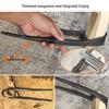 Two-Tooth Garden Hoe with Wooden Handle