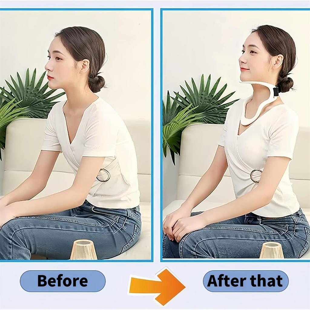 -Fußgewölbestützstabilisator, Leichte Nackenstützvorrichtung - Zum Lernen Lesen zur Korrektur der Vorwärtskopfhaltung