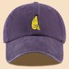 Banana Pattern Fun Printed Baseball Cap, Comfortable and Breathable Peaked Cap, Fashionable and Casual