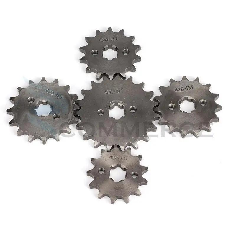 420#20MM 10 11 12 13 14 15 16 17 18 19T Toothed Sprocket&Fixed Plate Lock for 50-125cc Motorcycle Pit Dirt Bike ATV Go Kart Quad