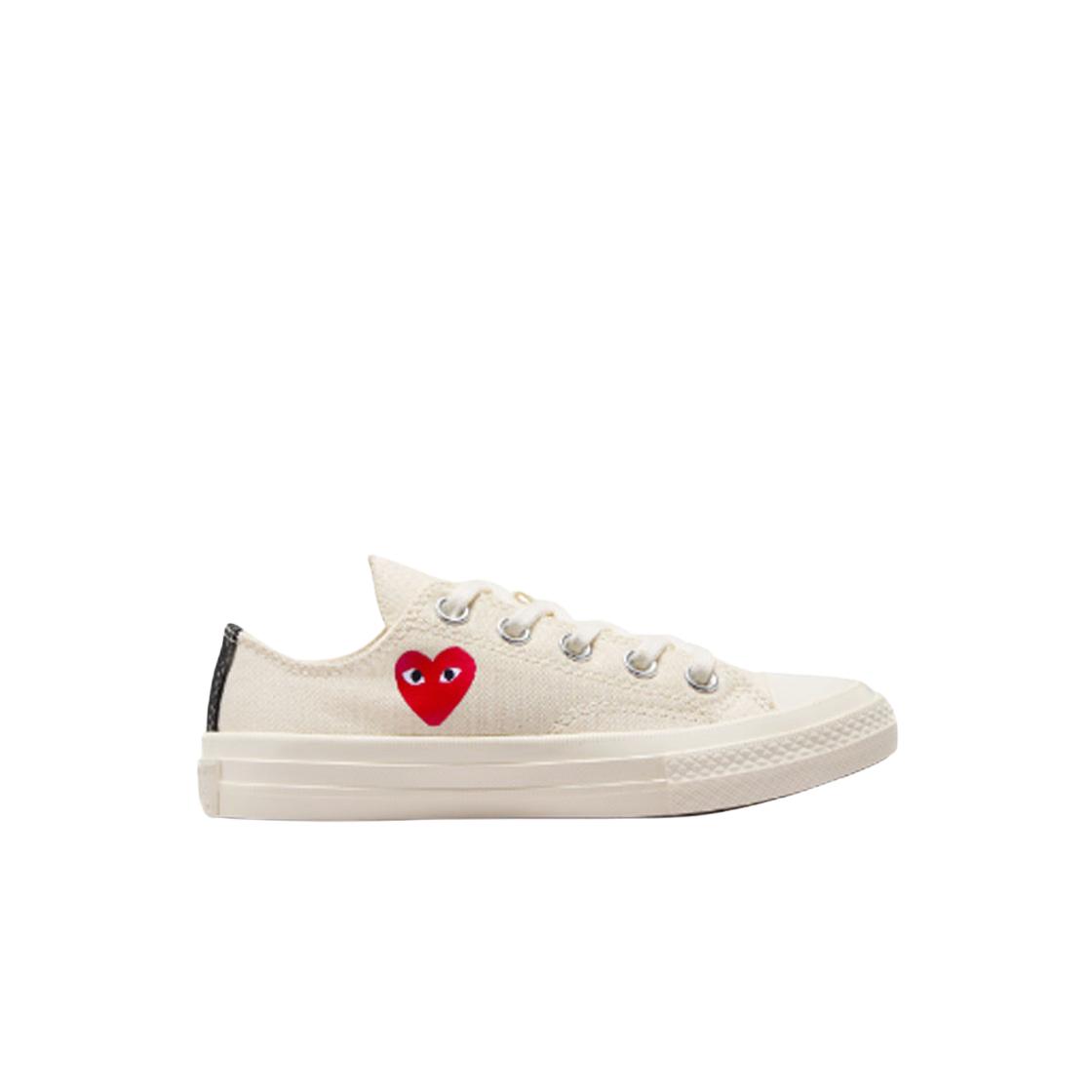 

(Дети) Converse X Play Comme Des Garcons Одинарное сердце Chuck 70 Ox Молочный 210