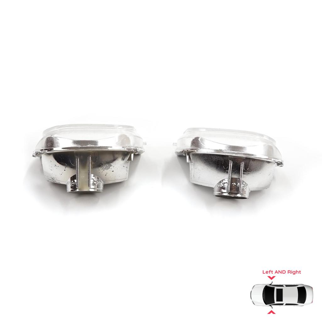 BSP1245 Seitentür Außenspiegel Weiß Klares Blinkerglas Links Rechts für Mercedes Sprinter MK3 907 910 2018-On 9109064700 9109064600