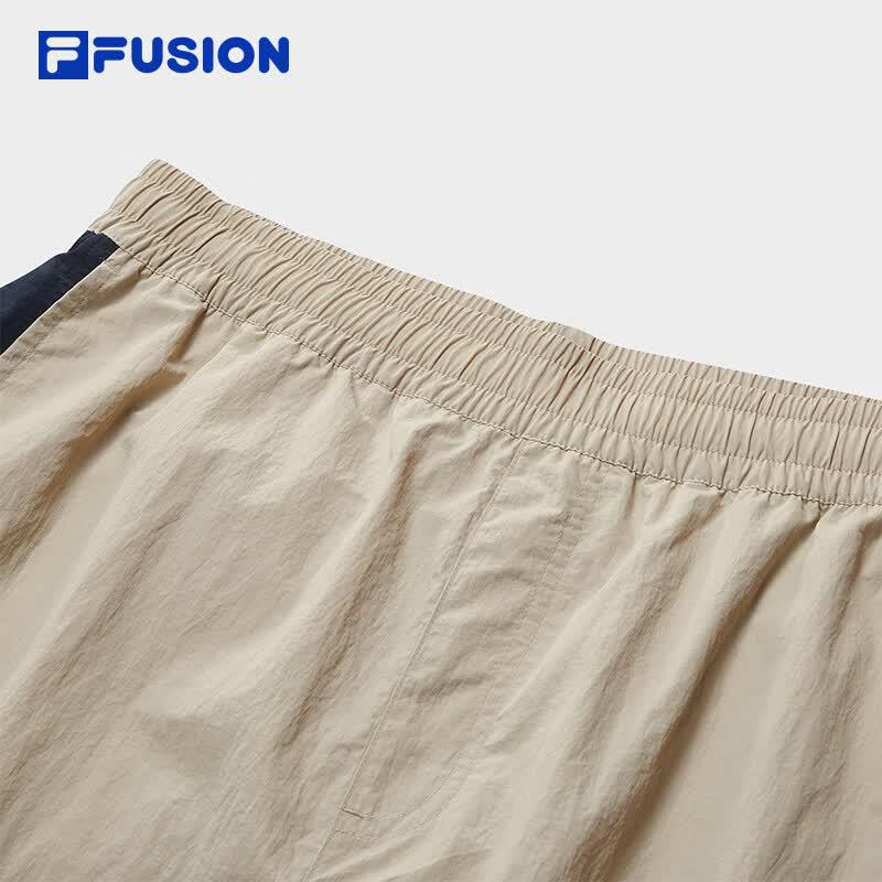FILA FUSION Sketch Dog Collaboration Men's Loose Woven Shorts