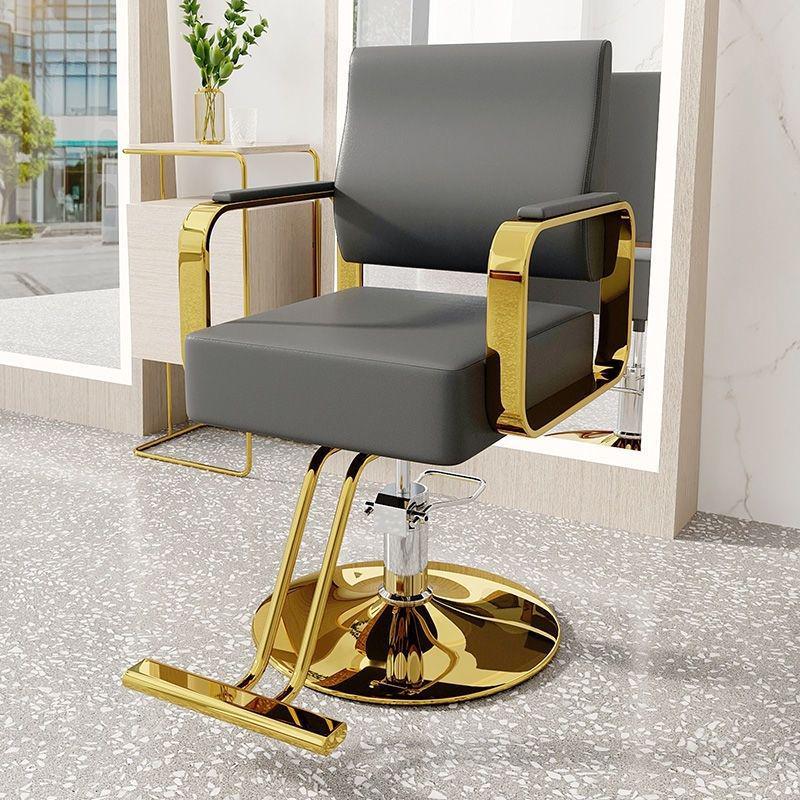 High-End Reclining & Liftable Barber Chair for Salon and Hairdressing