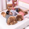 Giant Size Soft Lying Dog Plush Toys Stuffed Animal Sleep Cushion Pillow Dolls Birthday Xmas Gifts