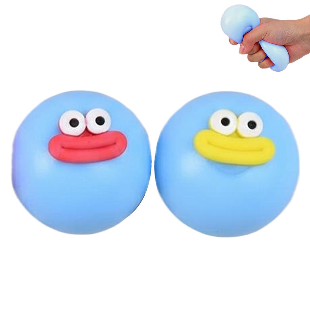 Big Eyes Sausage Mouth Funny Fluid Ball, Creative Stress Relief Squishy Toy, Soft Cartoon Fun Vent Squeeze Toy For Adults Kids