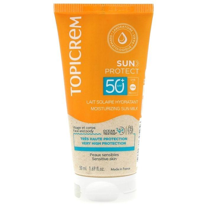 Topicrem sun protect lait solaire hydratant spf50 50ml