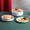 Set di 6 piatti in paglia di grano da 15 cm: Piatti per ossa, torte, caramelle, verdura, frutta, ravioli per uso domestico o da ristorante.