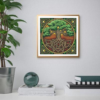 Pittura con Diamanti 5D Fai da Te Albero Strano Ricamo con Diamanti Posa Completa Kit Punto Croce Anime Decorazione per la Casa Regalo Fatto a Mano