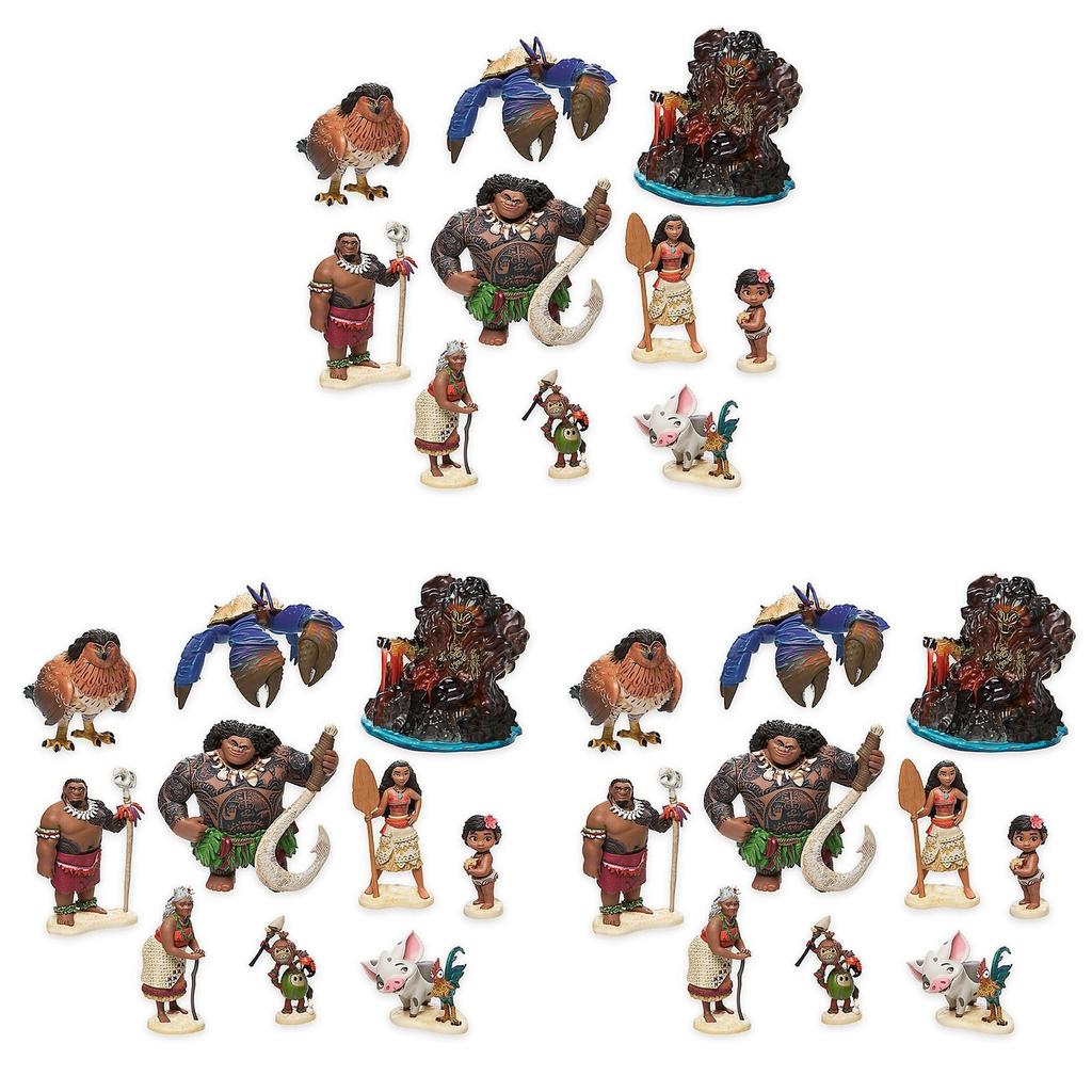 Charming 10pcs Moana Doll Collection Adorable Pvc Action Figures Perfect For Kids Gifts