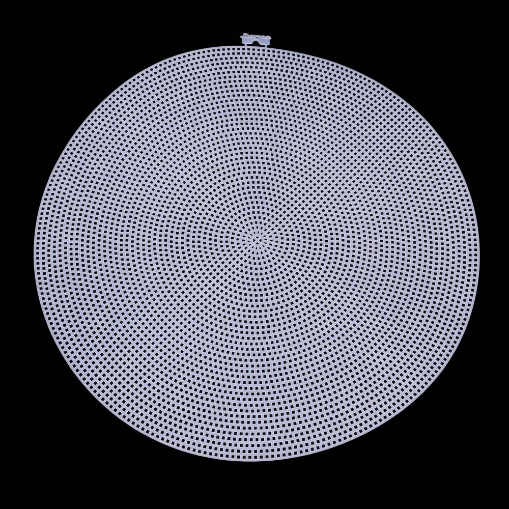 Round Grid Board for DIY Bag Plastic Knitting and Weaving Helper Knit Sheet Easy Knitting Accessories Hand Bag White Net Cover