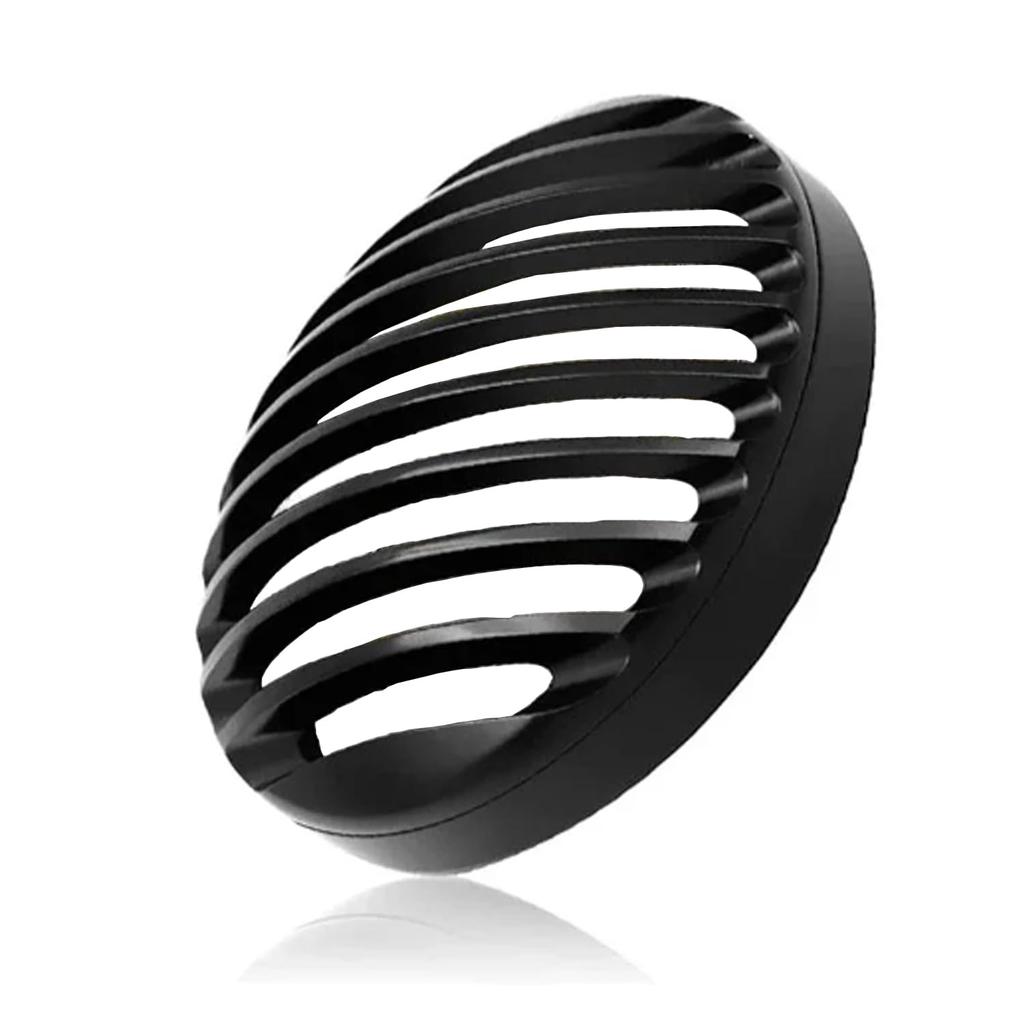 ZSADZS Aluminum Alloy LED Custom Headlight Grille Covers for Sportster XL 883 1200 2004-2014 (Black)