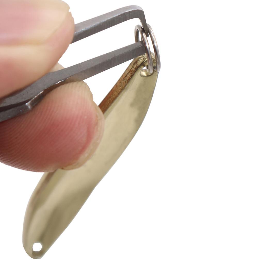 2ks Rychloupínací kroužky Otvírák na vlasec Pinzeta s dvojitou smyčkou Kleště na otevírání vlasce Rybářské náčiní Kleště na vlasec