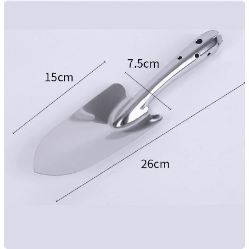 Garden Stainless Steel Small Shovel Garden Forest Tools Potted Vegetable Shovel Gardening Digging Soil Fleshy Flower Shovel