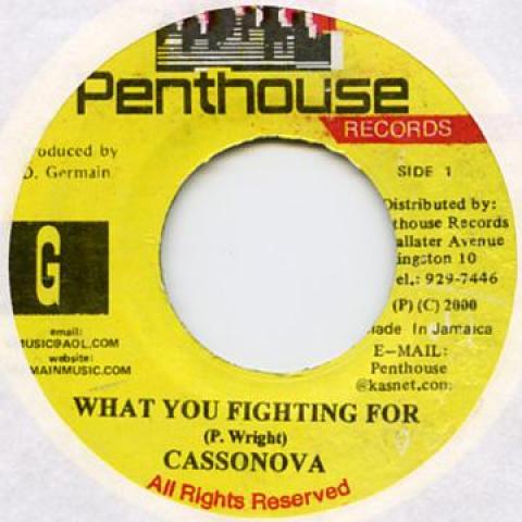 

7-дюймовая пластинка CASSANOVA - За что ты борешься Penthouse 2000 Ямайка Регги, Ска и Даб