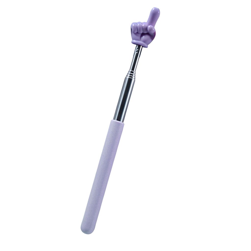 Telescopic Teaching Pole Classroom Indicator Stick For Reading And Learning Creative Finger Shape Teaching Stick School Supplies
