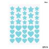 72/80 Pièces Coloré Mignon Étoile Forme de Cœur Autocollant Traitement Acné Invisible Couvre Acné Patch Bouton Soin de la Peau